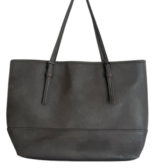 Urban Expressions | Bryleigh Tote Vegan Leather Grey - Picture 1 of 11